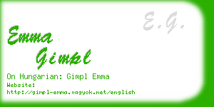 emma gimpl business card